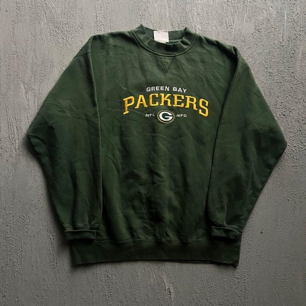 Vintage Green Bay Packers Sweatshirt XL Green 1990s NFL